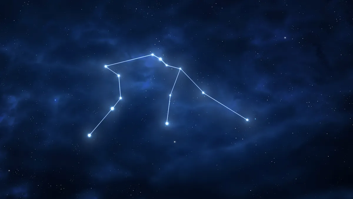 saturn return in aquarius: Aquarius constellation stars illustration for this article